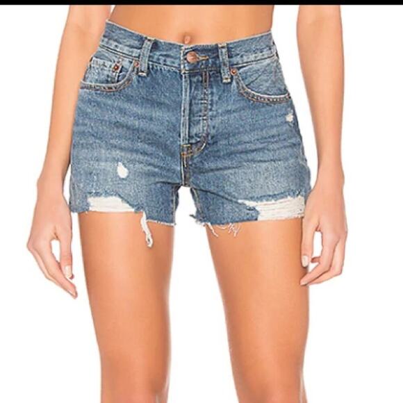 Free People X Revolve Sofia Short Denim Blue size 28 - Picture 9 of 14